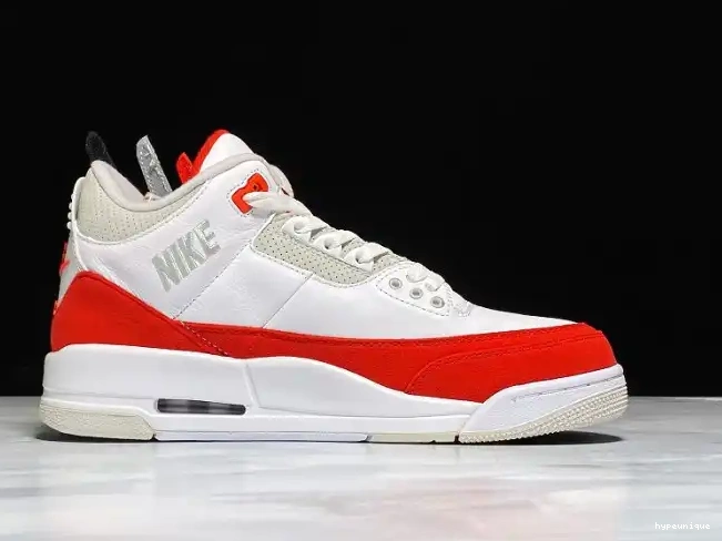 HYPE CJ0939-100 University Jordan Air 3 Retro White Tinker Red 0626